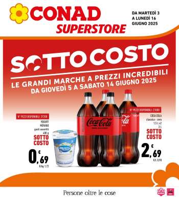 Volantino Conad Superstore - 3/6/2025 - 16/6/2025.