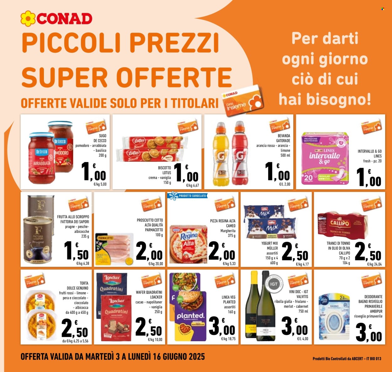 Volantino Conad - 3/6/2025 - 16/6/2025. Pagina 14