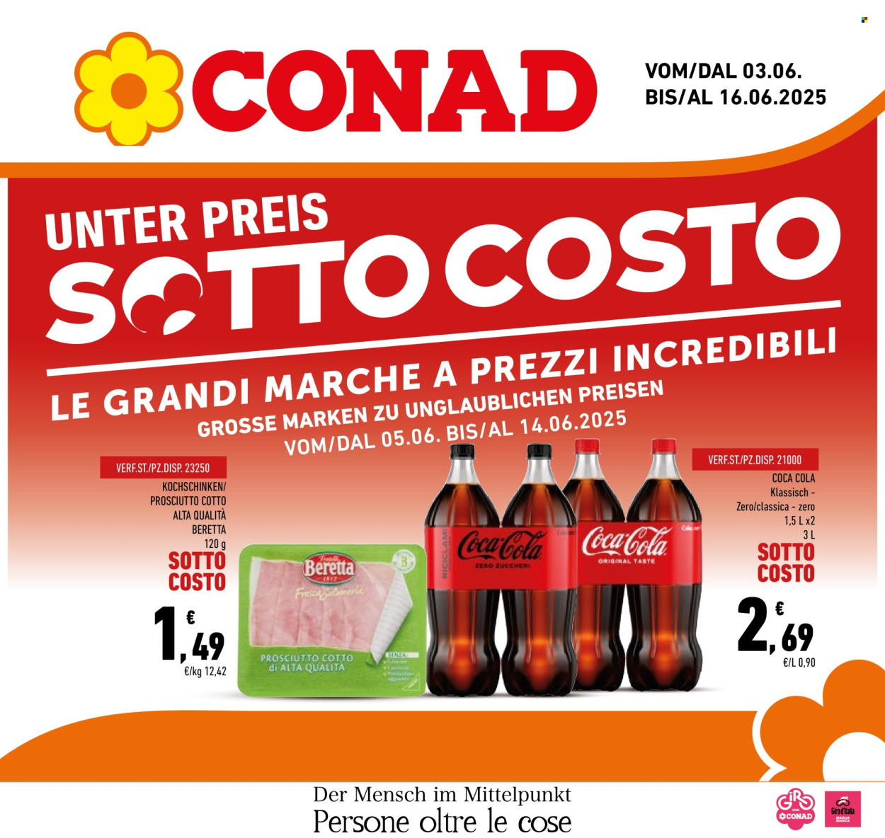 Volantino Conad - 3/6/2025 - 16/6/2025. Pagina 1