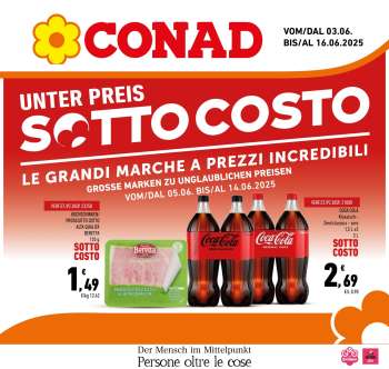 Volantino Conad - 3/6/2025 - 16/6/2025.