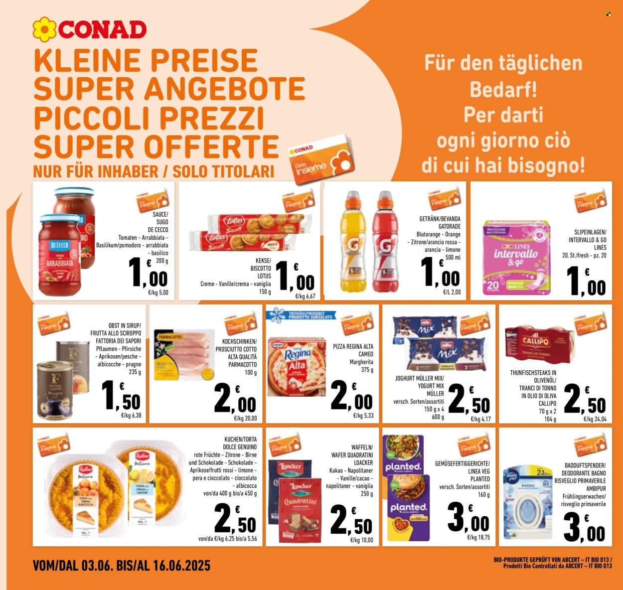 Volantino Conad - 3/6/2025 - 16/6/2025. Pagina 14