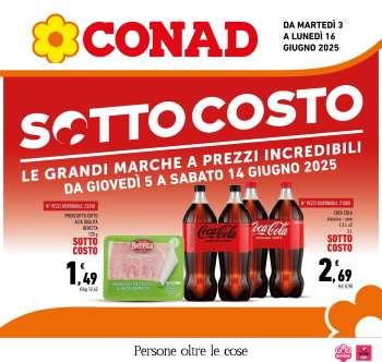 Volantino Conad - 3/6/2025 - 16/6/2025.