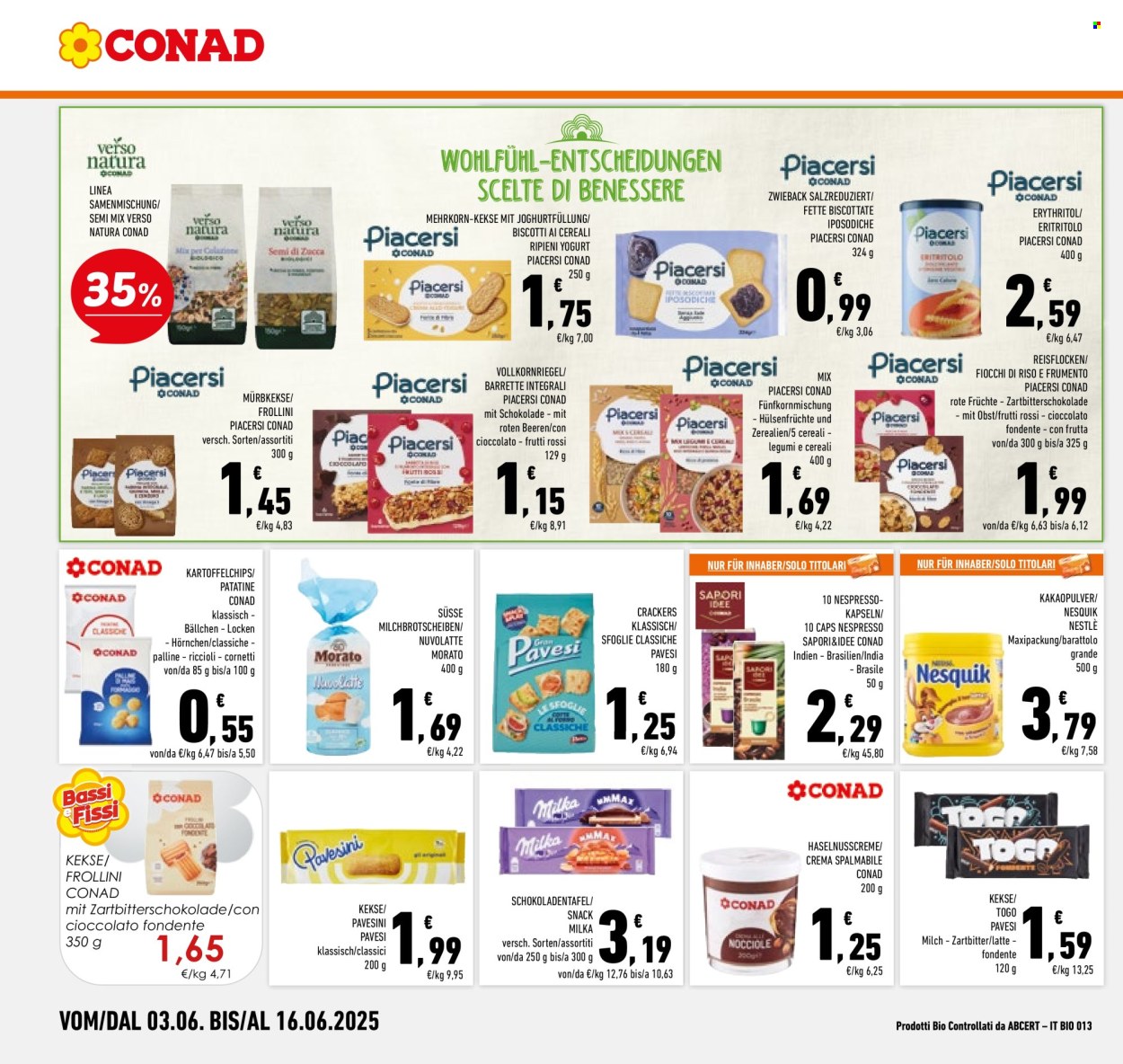Volantino Conad - 3/6/2025 - 16/6/2025. Pagina 20