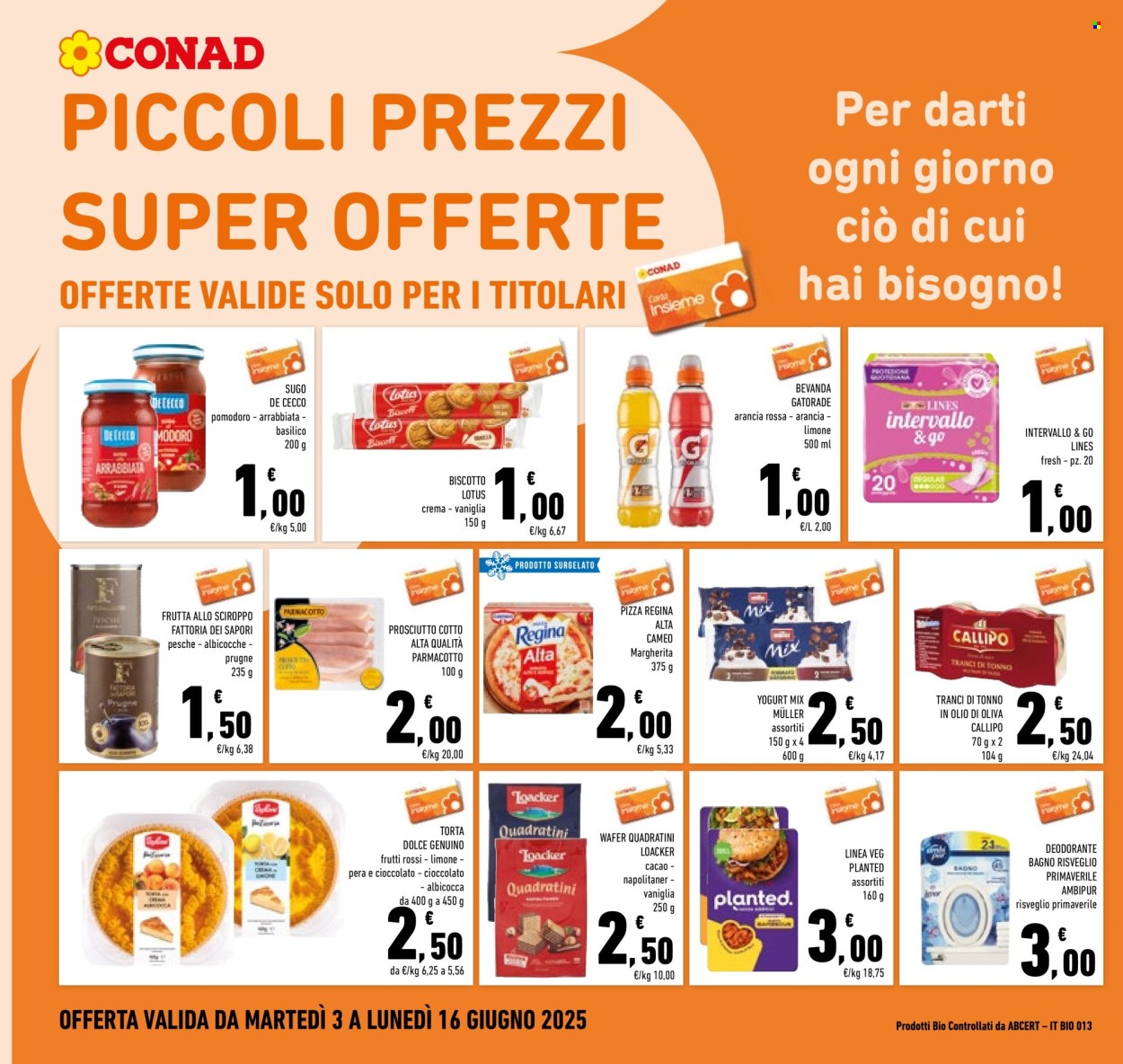 Volantino Conad - 3/6/2025 - 16/6/2025. Pagina 14