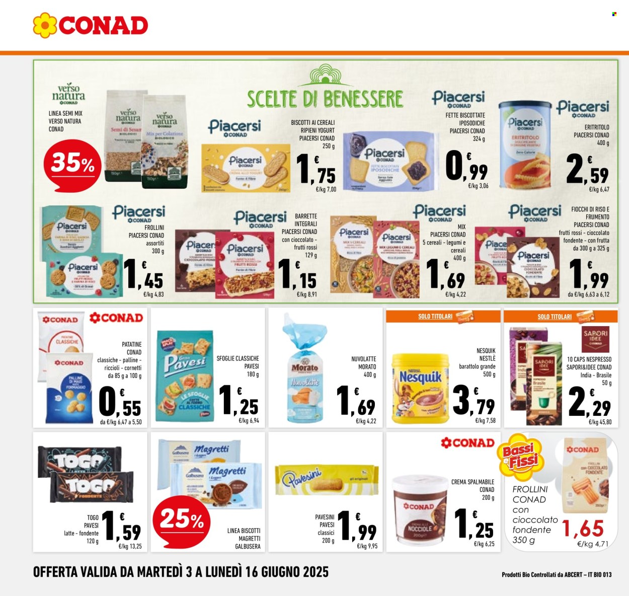 Volantino Conad - 3/6/2025 - 16/6/2025. Pagina 20
