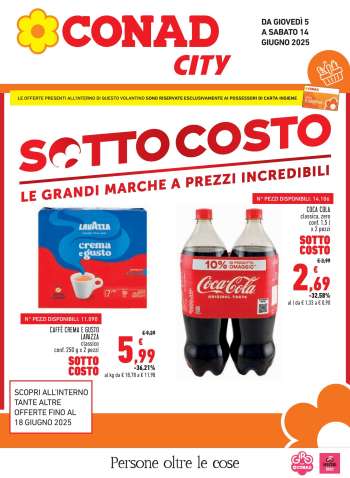 Volantino Conad City - 5/6/2025 - 14/6/2025.