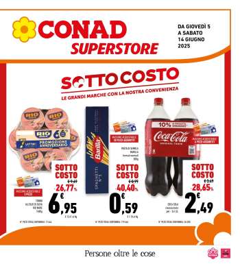 Volantino Conad Superstore - 5/6/2025 - 14/6/2025.