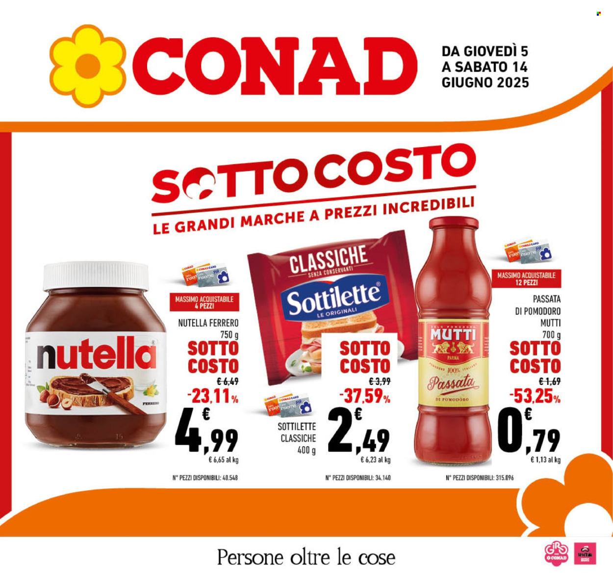 Volantino Conad - 5/6/2025 - 14/6/2025. Pagina 1