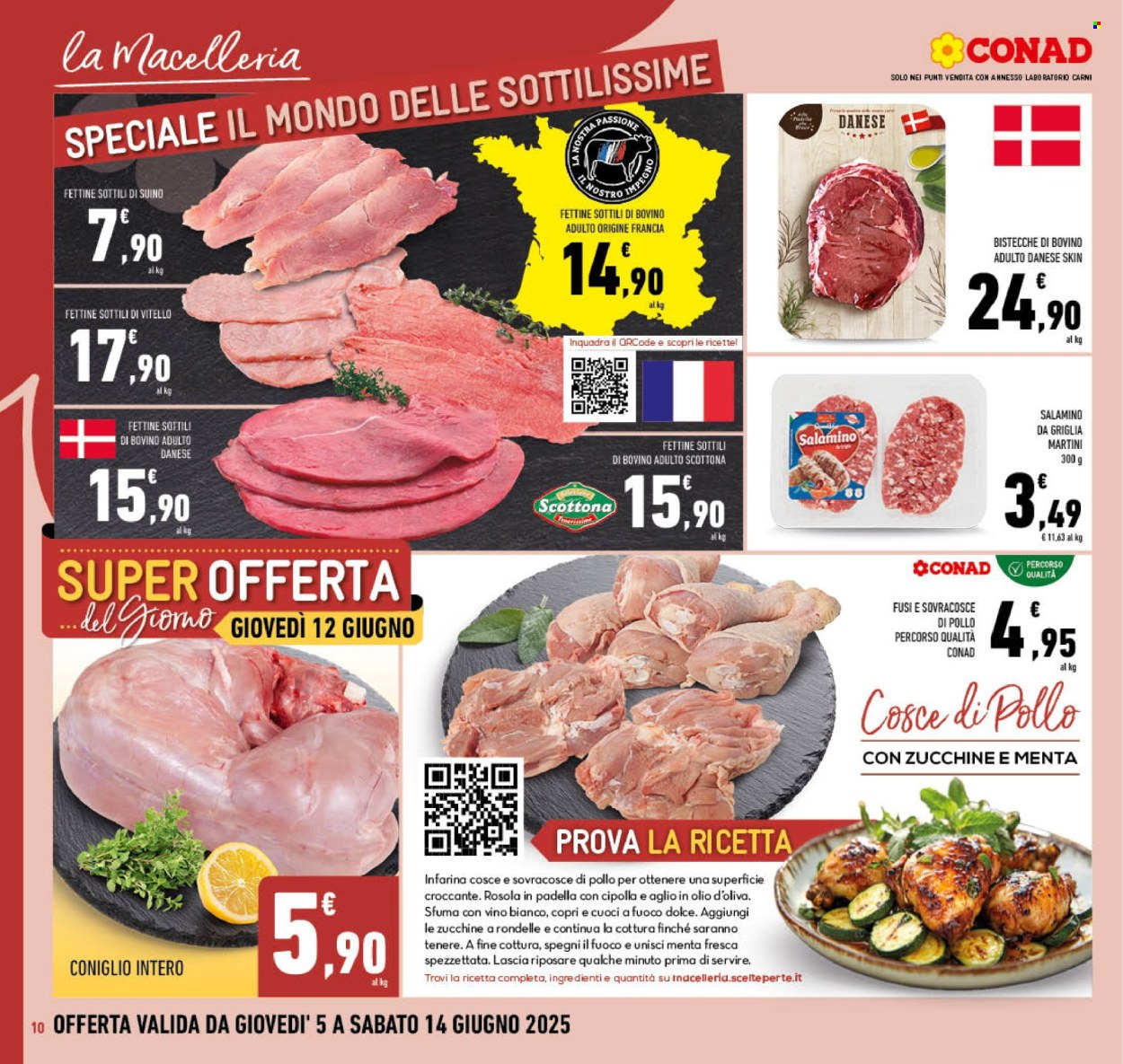 Volantino Conad - 5/6/2025 - 14/6/2025. Pagina 10
