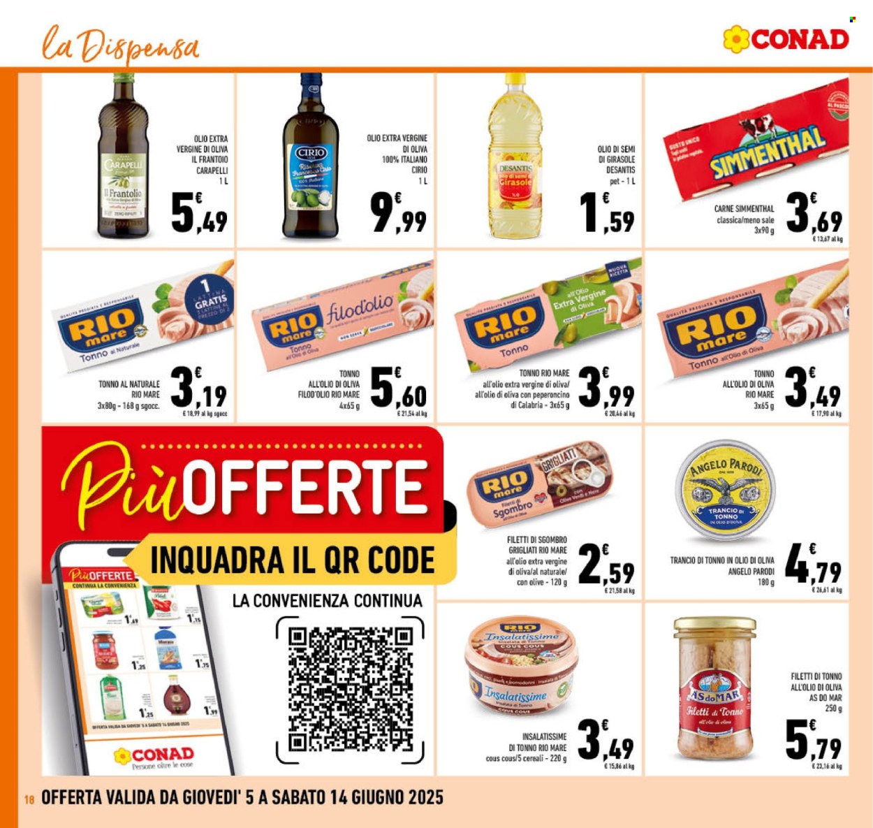 Volantino Conad - 5/6/2025 - 14/6/2025. Pagina 18