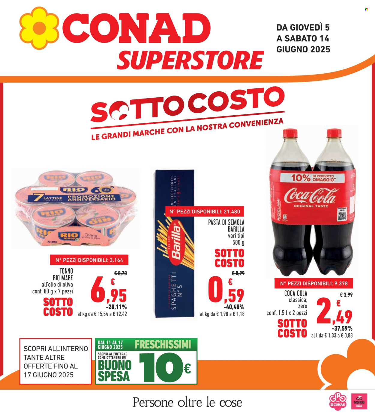 Volantino Conad - 5/6/2025 - 14/6/2025. Pagina 1