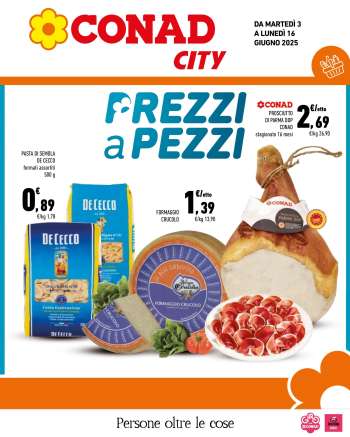 Volantino Conad City - 3/6/2025 - 16/6/2025.