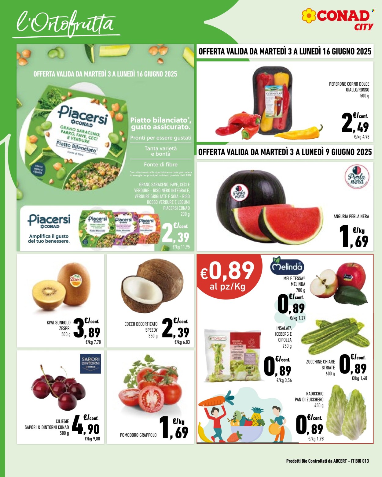 Volantino Conad City - 3/6/2025 - 16/6/2025. Pagina 2