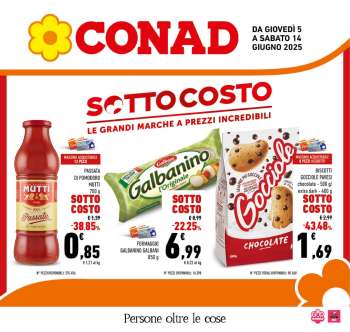Volantino Conad - 5/6/2025 - 14/6/2025.