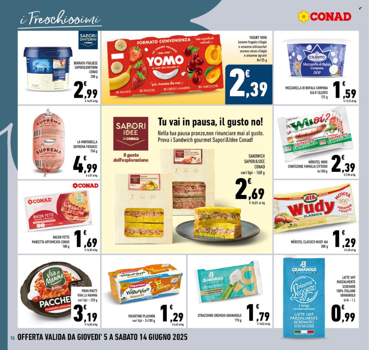 Volantino Conad - 5/6/2025 - 14/6/2025. Pagina 16