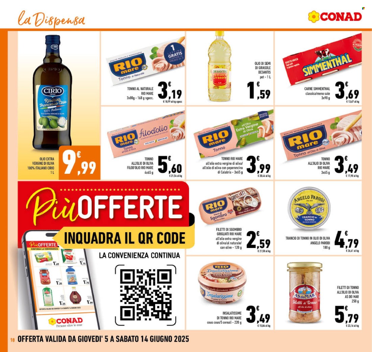 Volantino Conad - 5/6/2025 - 14/6/2025. Pagina 18