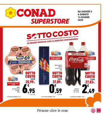 Volantino Conad Superstore - 5/6/2025 - 14/6/2025.