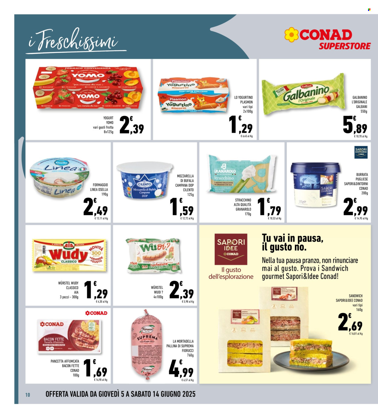 Volantino Conad Superstore - 5/6/2025 - 14/6/2025. Pagina 10