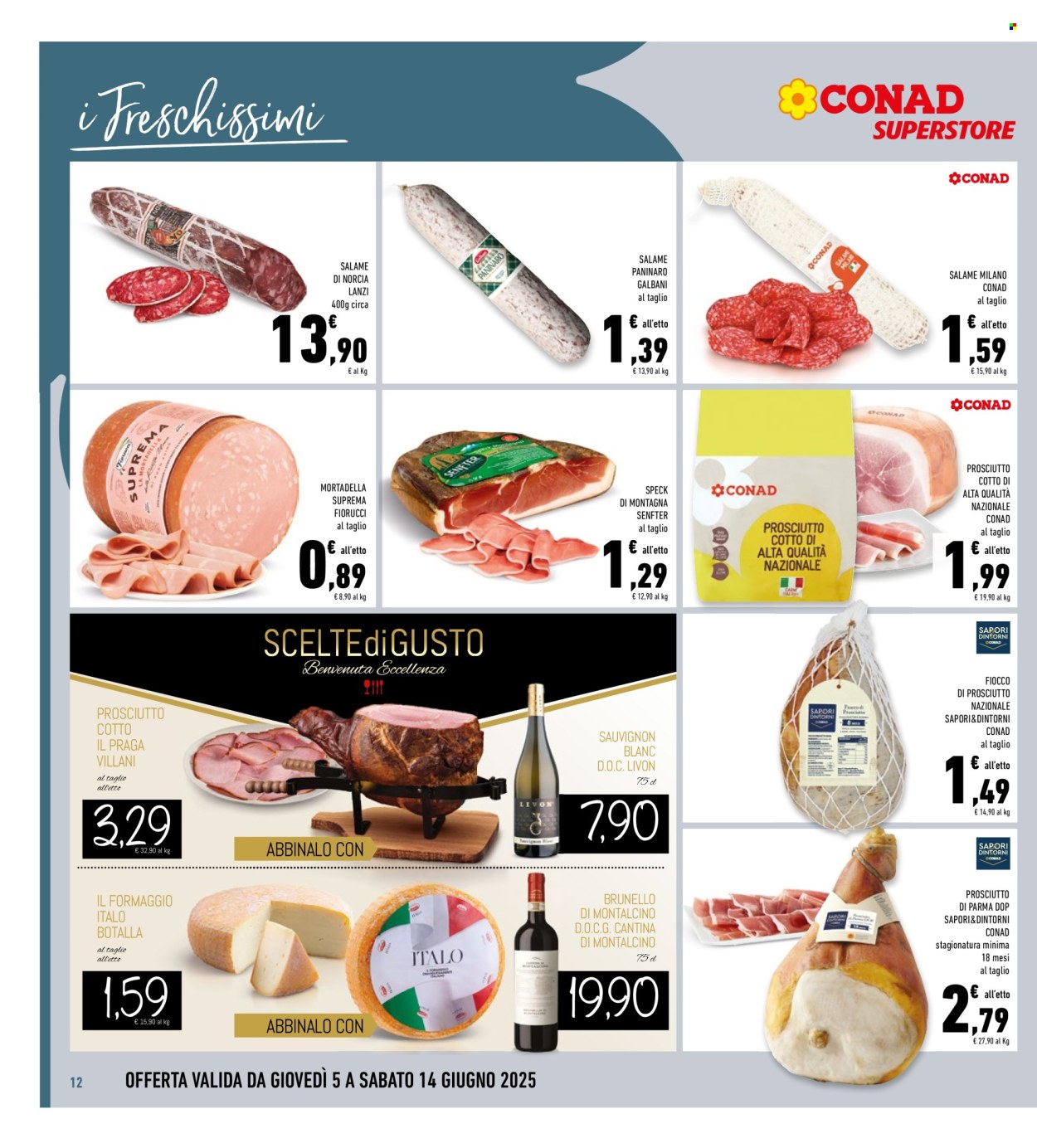 Volantino Conad Superstore - 5/6/2025 - 14/6/2025. Pagina 12