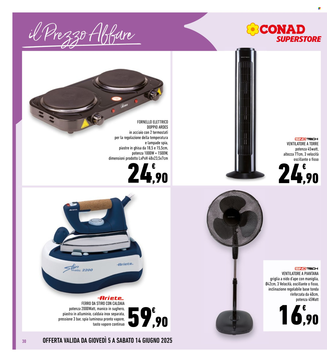 Volantino Conad Superstore - 5/6/2025 - 14/6/2025. Pagina 30