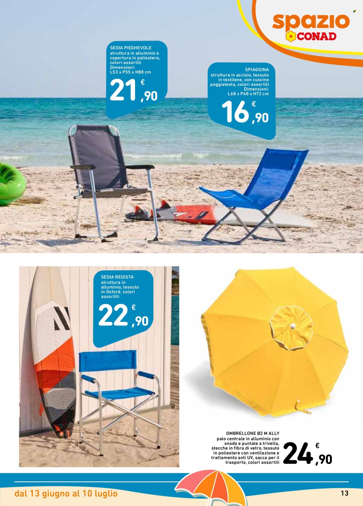 Volantino Spazio Conad - 13/6/2025 - 10/7/2025. Pagina 13