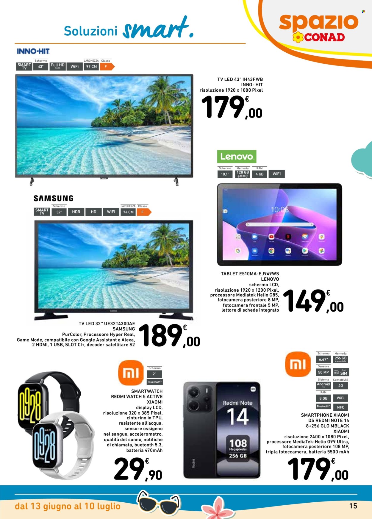 Volantino Spazio Conad - 13/6/2025 - 10/7/2025. Pagina 15