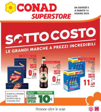 Volantino Conad Superstore - 5/6/2025 - 14/6/2025.
