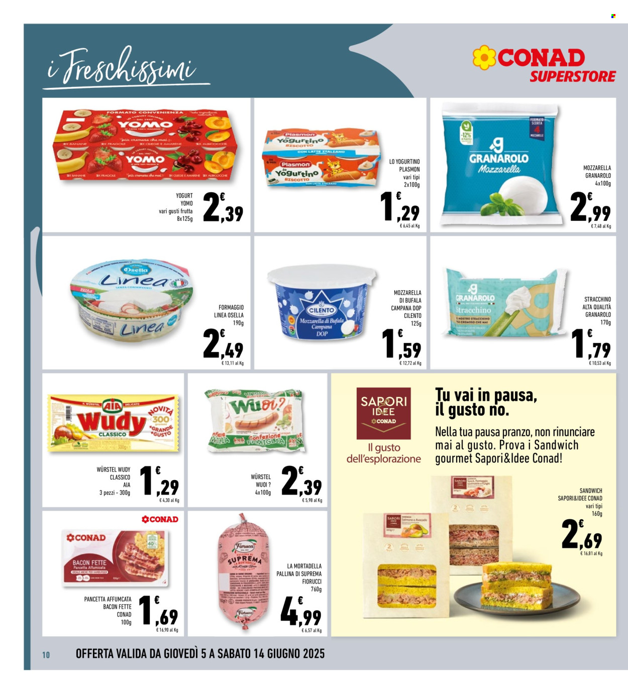 Volantino Conad Superstore - 5/6/2025 - 14/6/2025. Pagina 10