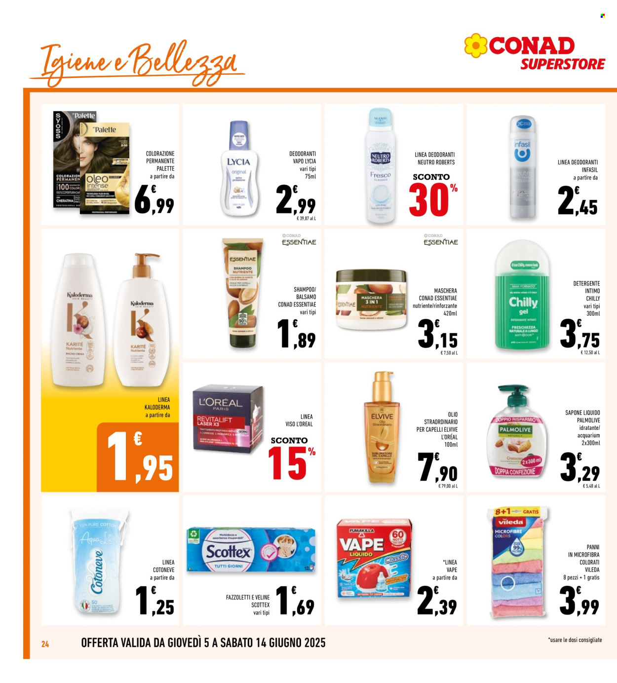 Volantino Conad Superstore - 5/6/2025 - 14/6/2025. Pagina 24