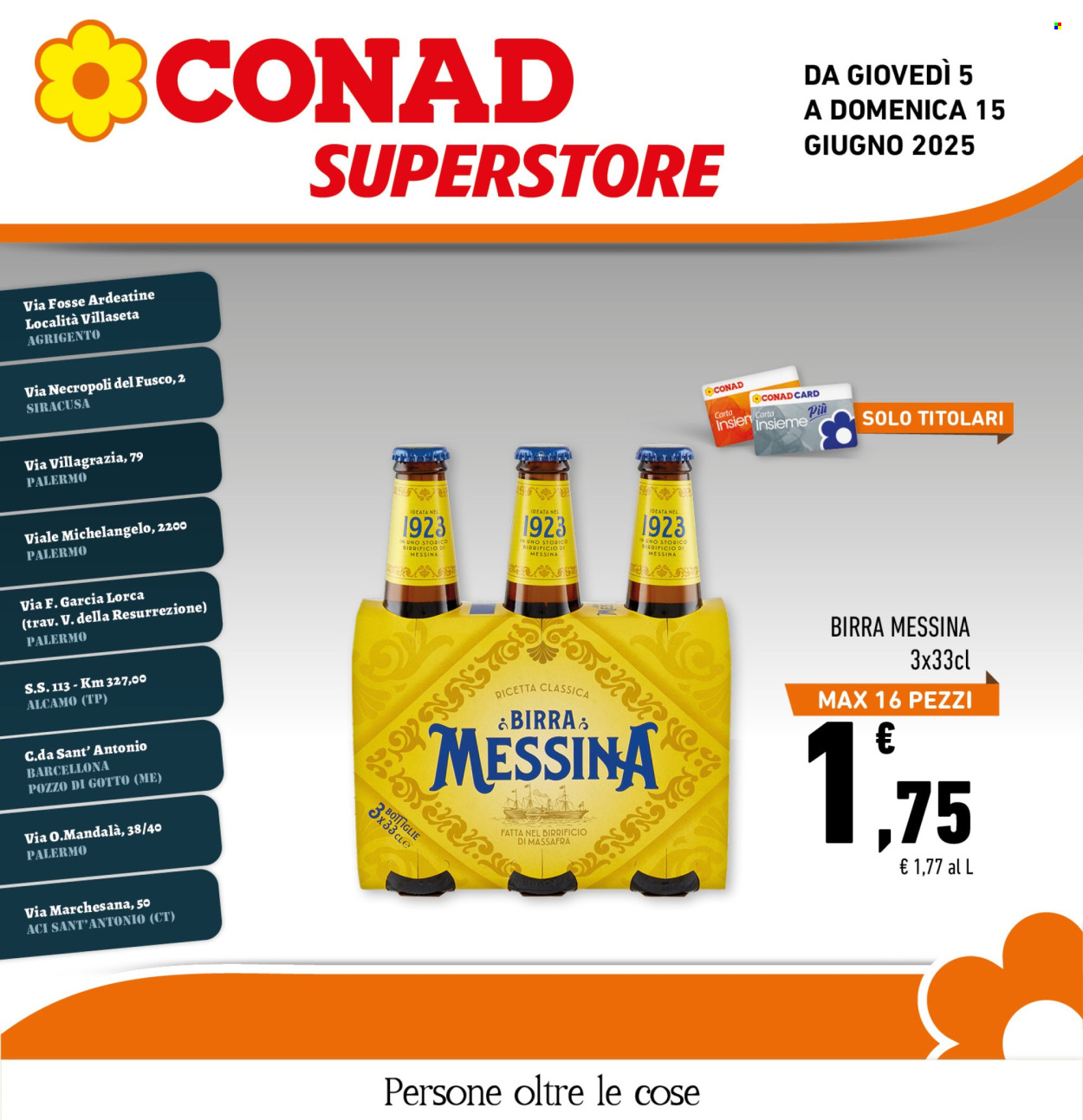 Volantino Conad Superstore - 5/6/2025 - 14/6/2025. Pagina 1