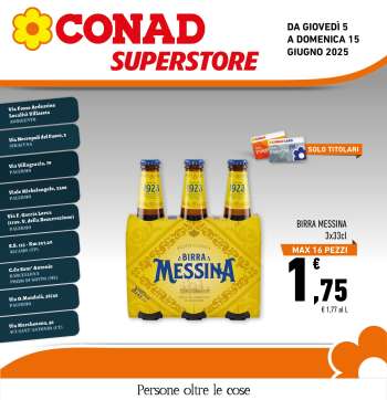 Volantino Conad Superstore - 5/6/2025 - 14/6/2025.