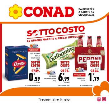 Volantino Conad - 5/6/2025 - 14/6/2025.