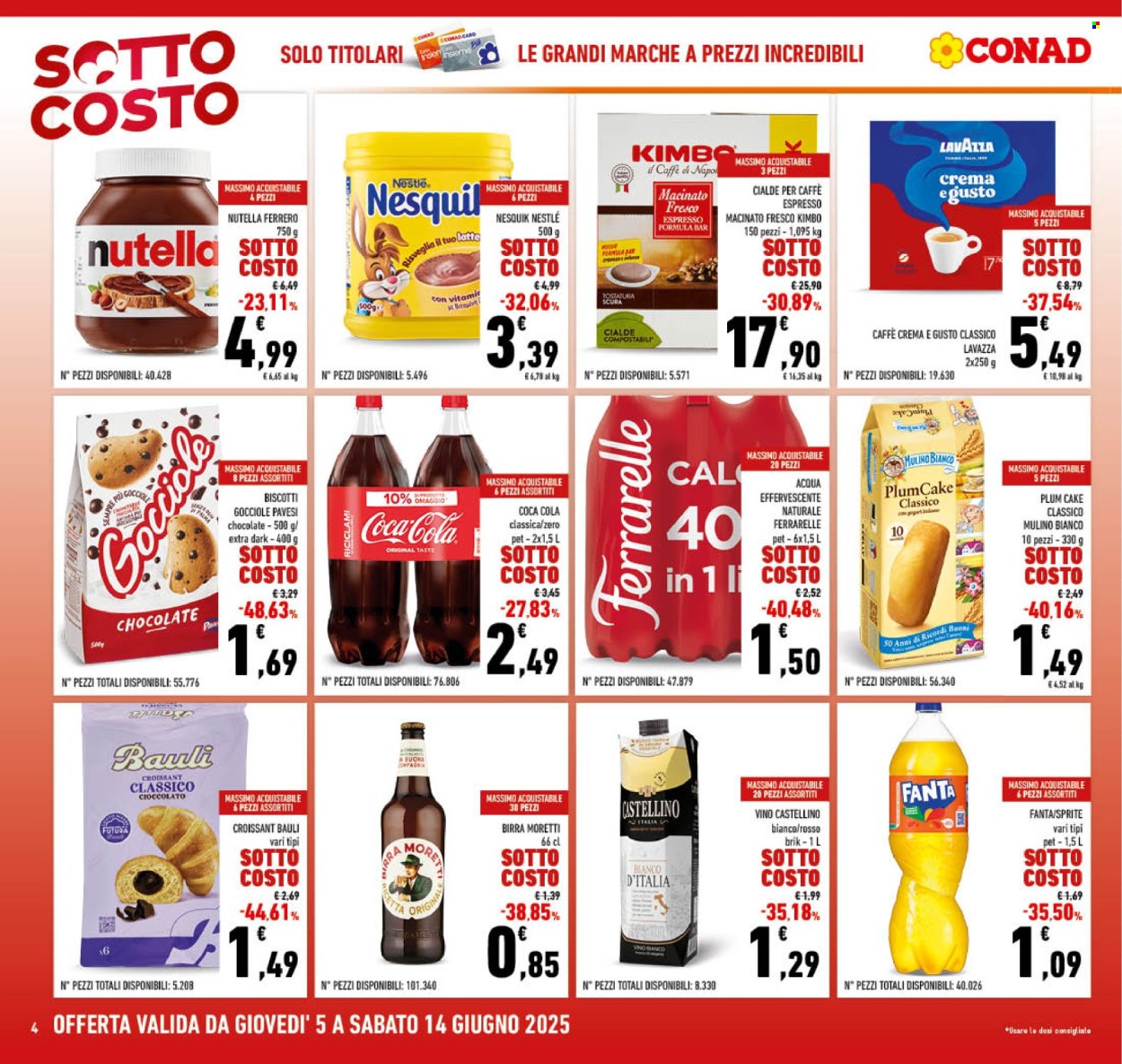 Volantino Conad - 5/6/2025 - 14/6/2025. Pagina 4
