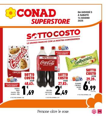 Volantino Conad Superstore - 5/6/2025 - 14/6/2025.