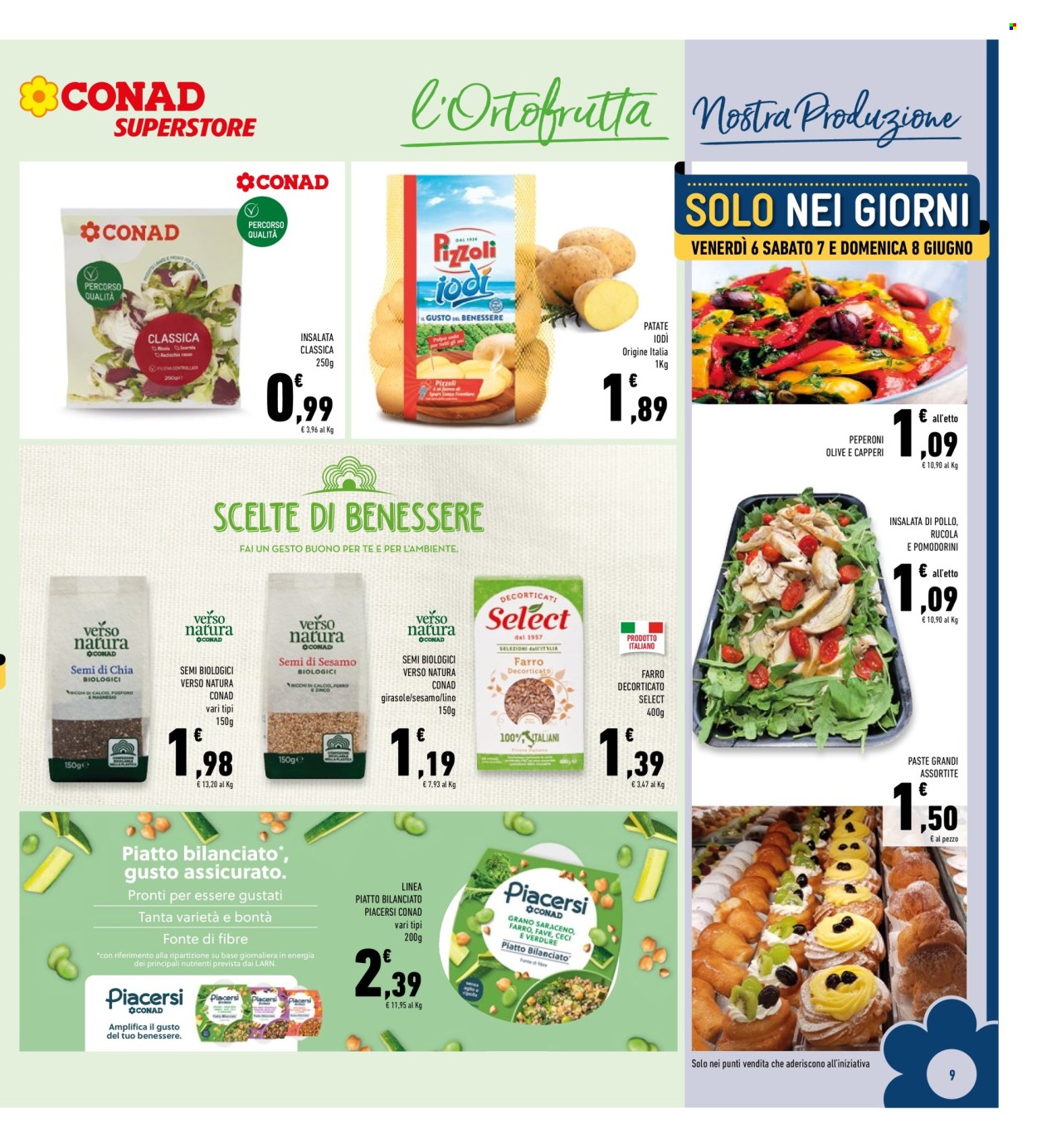 Volantino Conad Superstore - 5/6/2025 - 14/6/2025. Pagina 9