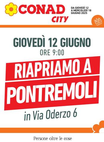 Volantino Conad City - 12/6/2025 - 18/6/2025.