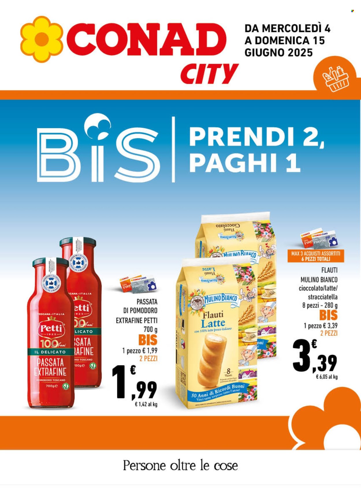 Volantino Conad - 4/6/2025 - 15/6/2025. Pagina 1