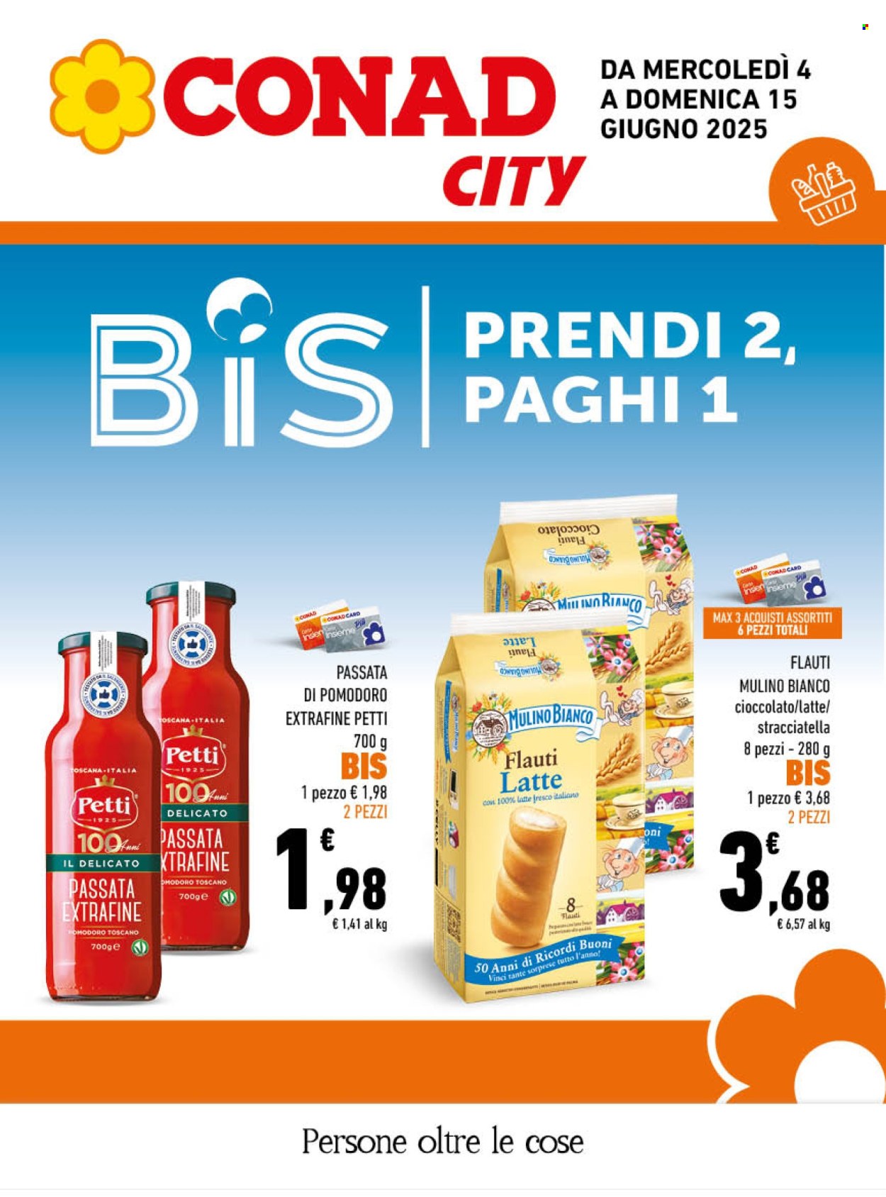 Volantino Conad - 4/6/2025 - 15/6/2025. Pagina 1