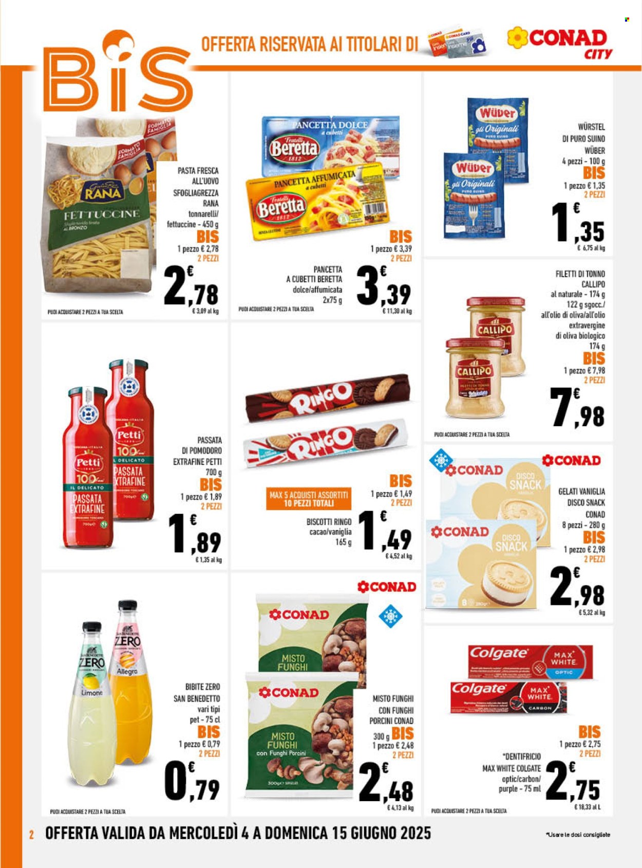 Volantino Conad - 4/6/2025 - 15/6/2025. Pagina 2