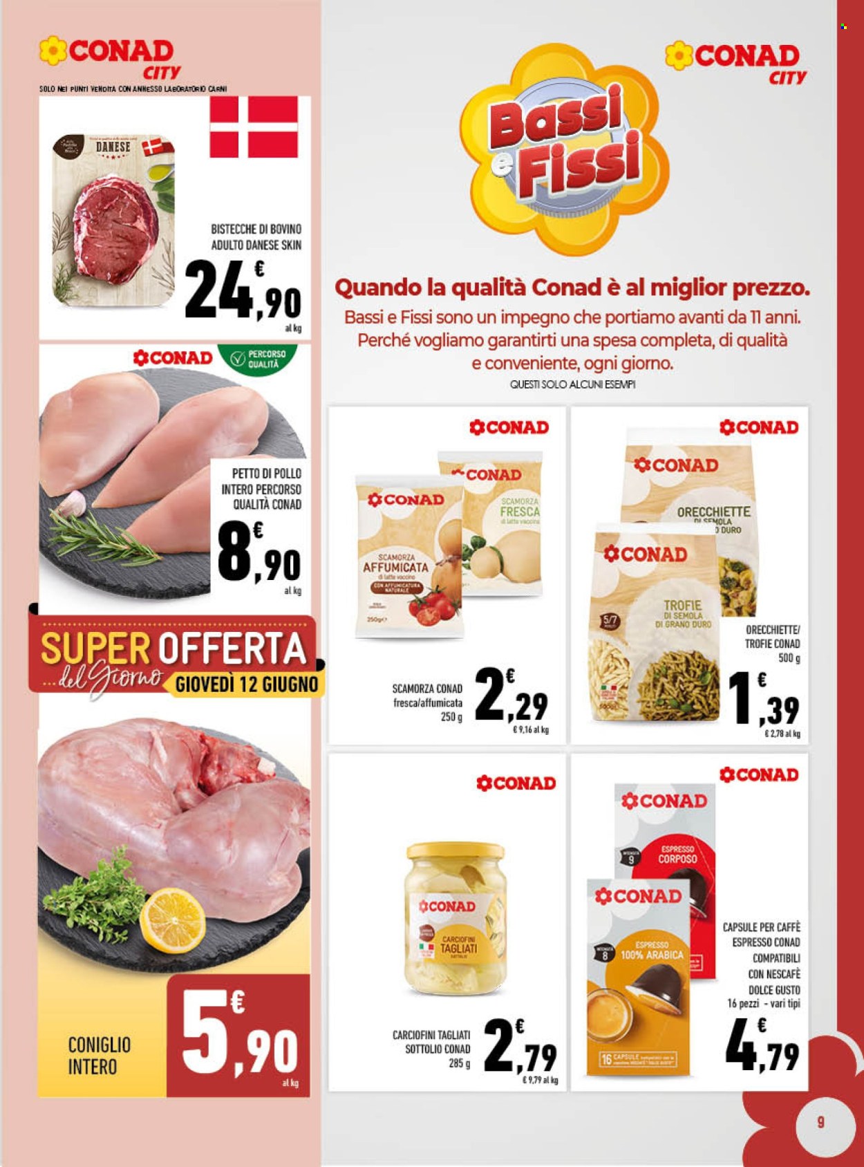 Volantino Conad - 4/6/2025 - 15/6/2025. Pagina 9