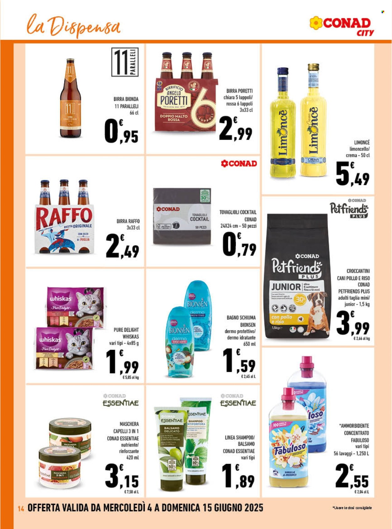 Volantino Conad - 4/6/2025 - 15/6/2025. Pagina 14