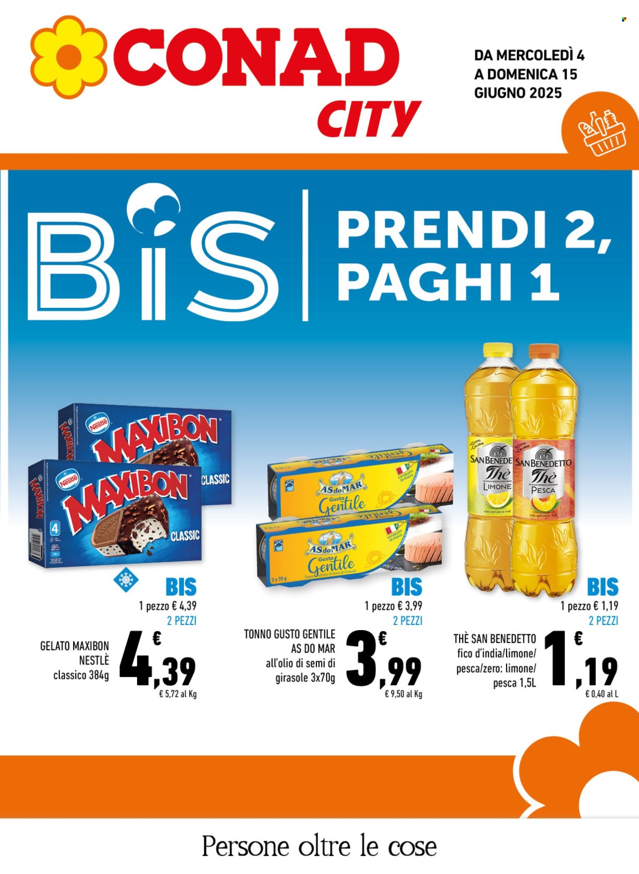 Volantino Conad - 4/6/2025 - 15/6/2025. Pagina 1