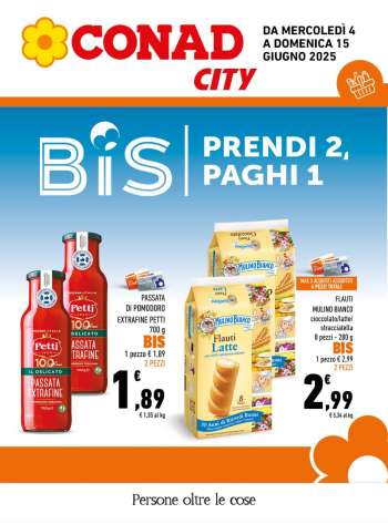 Volantino Conad City - 4/6/2025 - 15/6/2025.