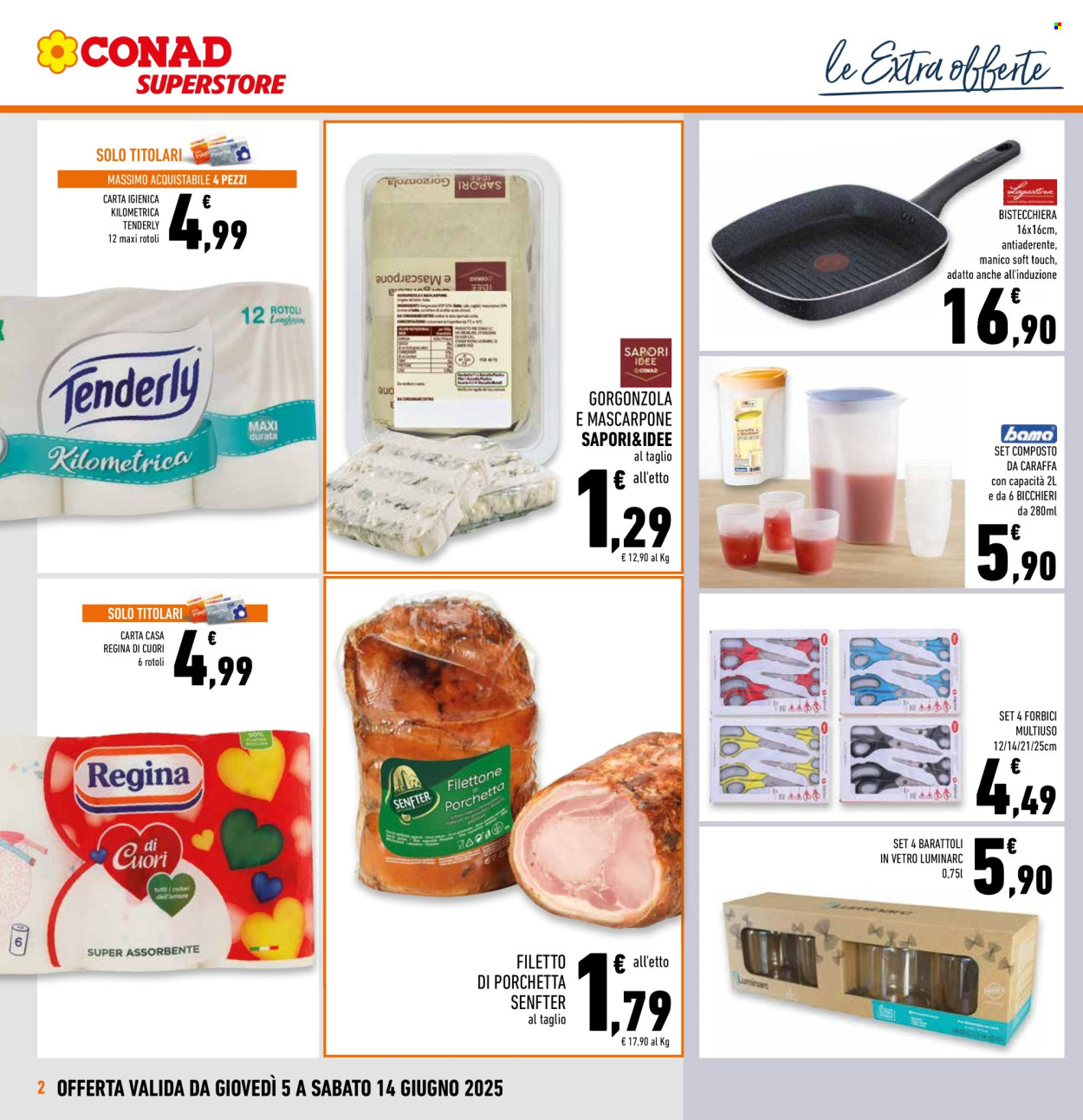 Volantino Conad Superstore - 5/6/2025 - 14/6/2025. Pagina 2