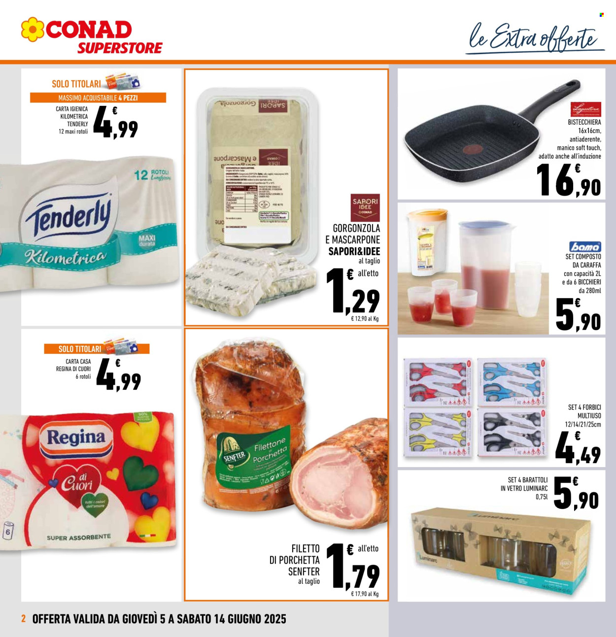 Volantino Conad Superstore - 5/6/2025 - 14/6/2025. Pagina 2