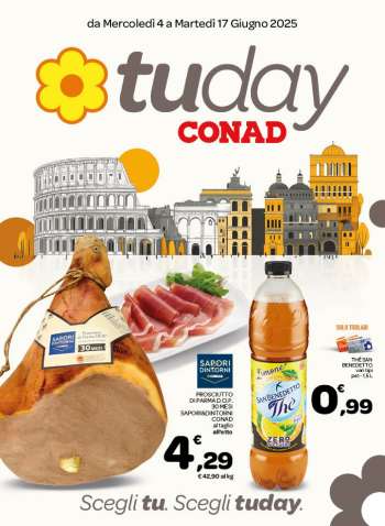 Volantino TuDay Conad - 4/6/2025 - 17/6/2025.
