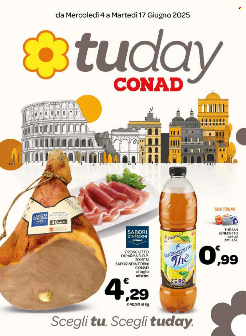 Volantino TuDay Conad - 4/6/2025 - 17/6/2025.