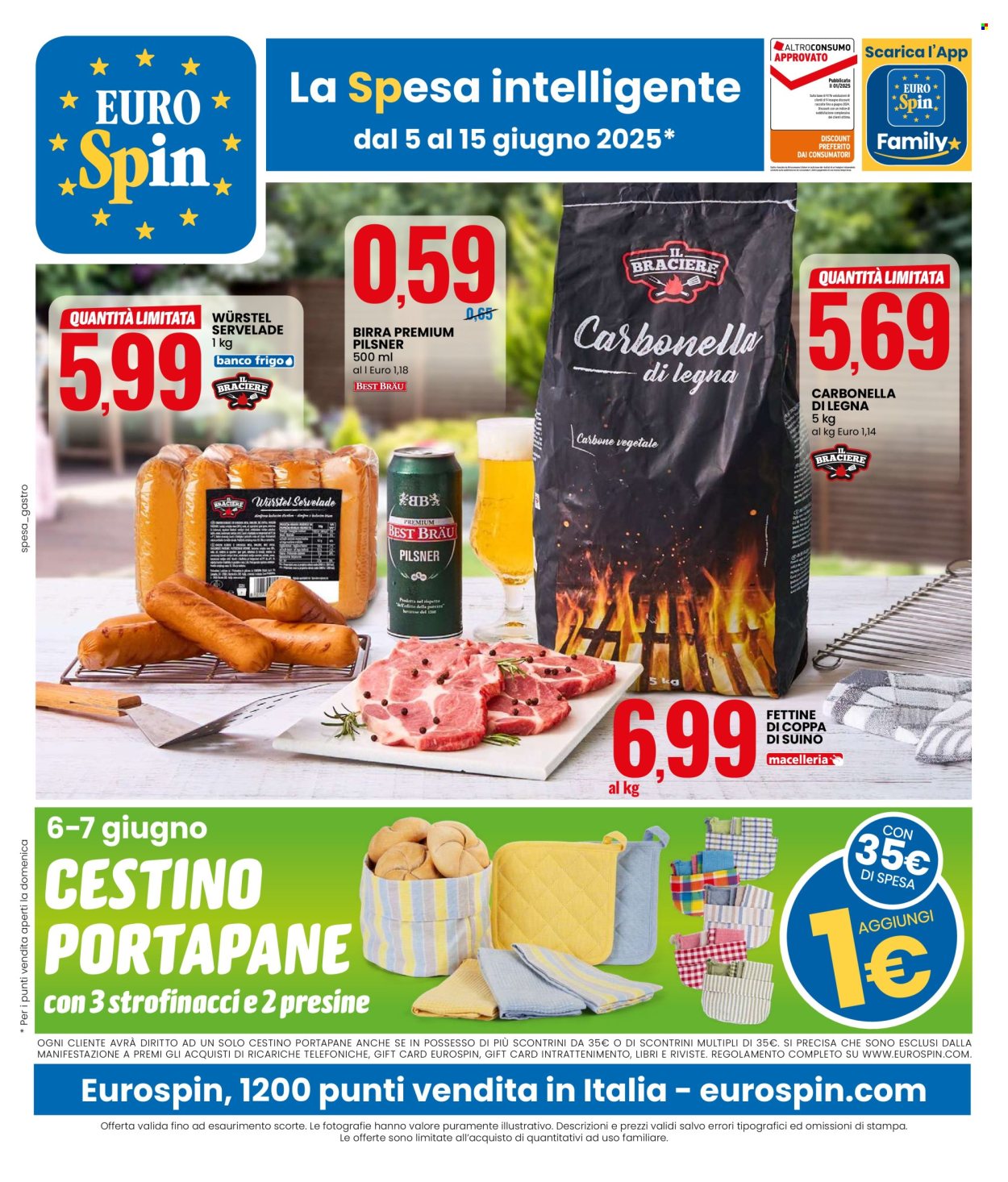 Volantino EuroSpin - 5/6/2025 - 15/6/2025. Pagina 1