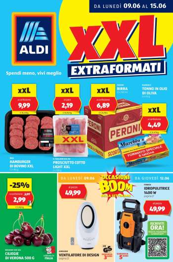 Volantino Aldi - 9/6/2025 - 15/6/2025.