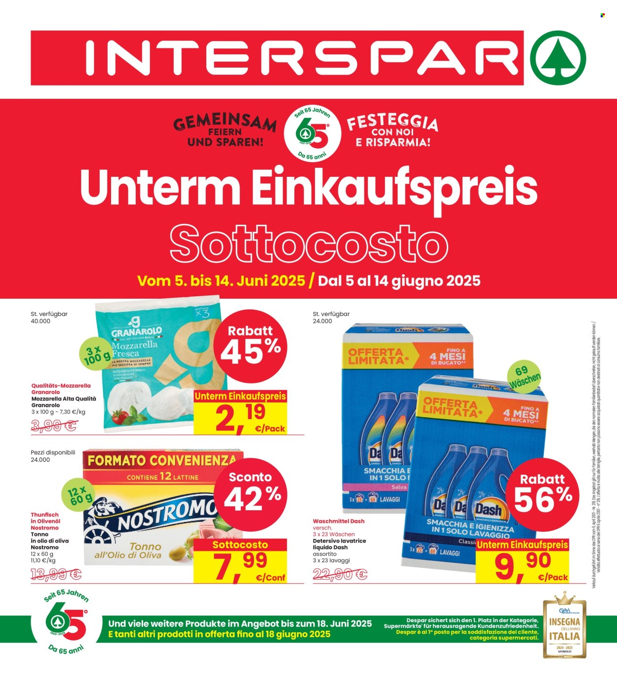 Volantino Interspar - 5/6/2025 - 14/6/2025. Pagina 1